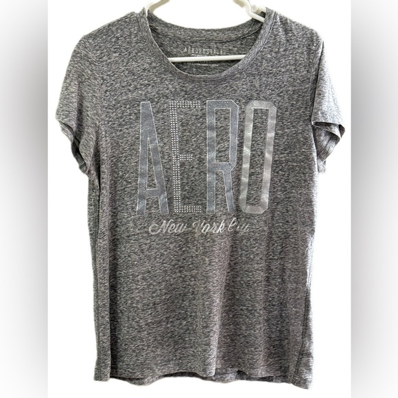 Aero New York Gray T-Shirt - Picture 1 of 2